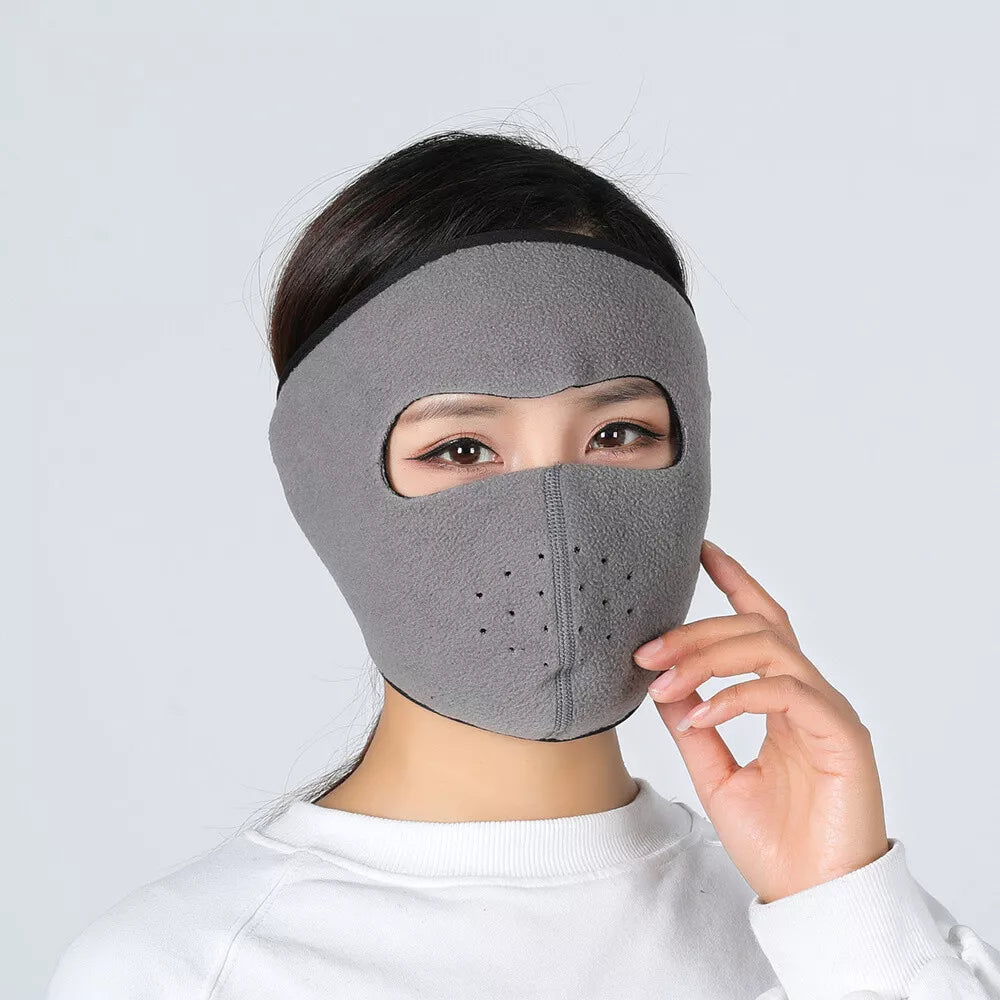 Winter Warm Fleece Face Mask Balaclava Breathable Ski Windproof Motorcycle Mask