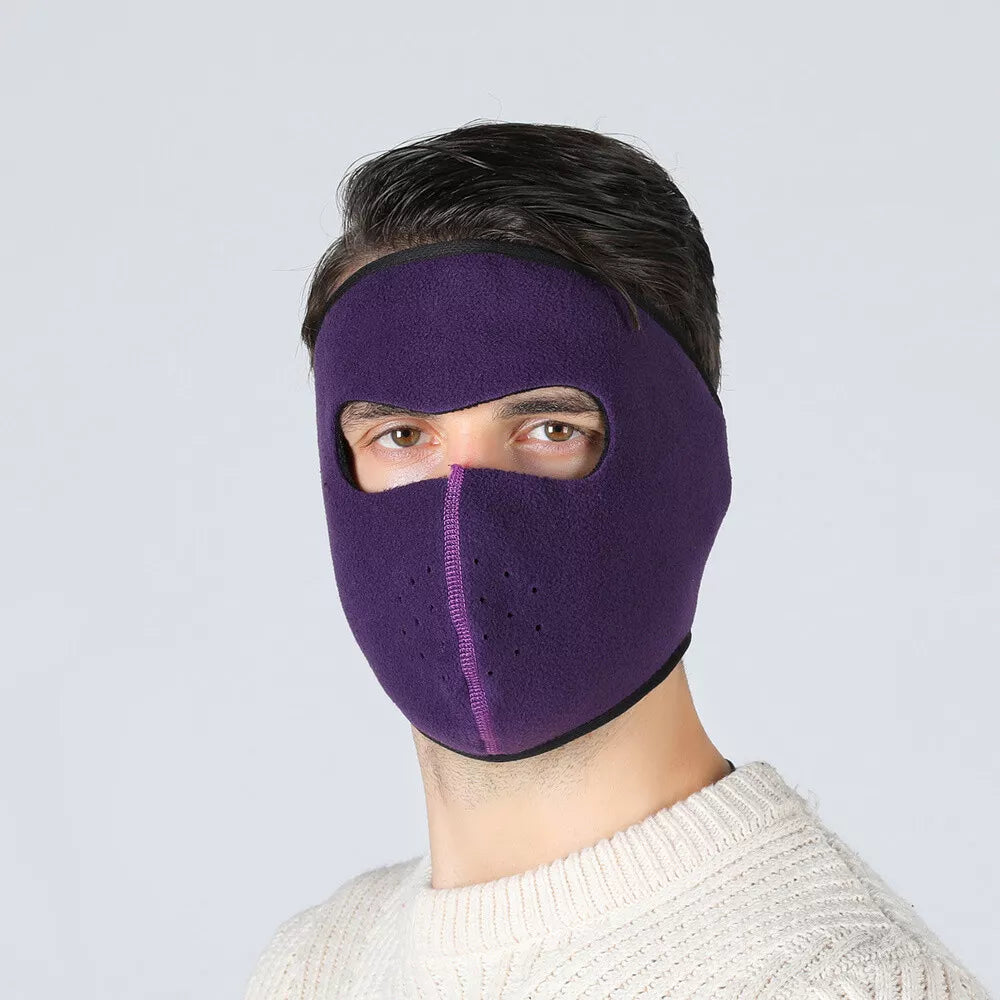 Winter Warm Fleece Face Mask Balaclava Breathable Ski Windproof Motorcycle Mask