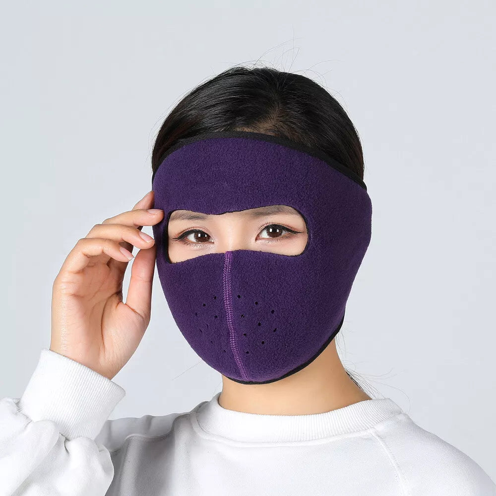 Winter Warm Fleece Face Mask Balaclava Breathable Ski Windproof Motorcycle Mask