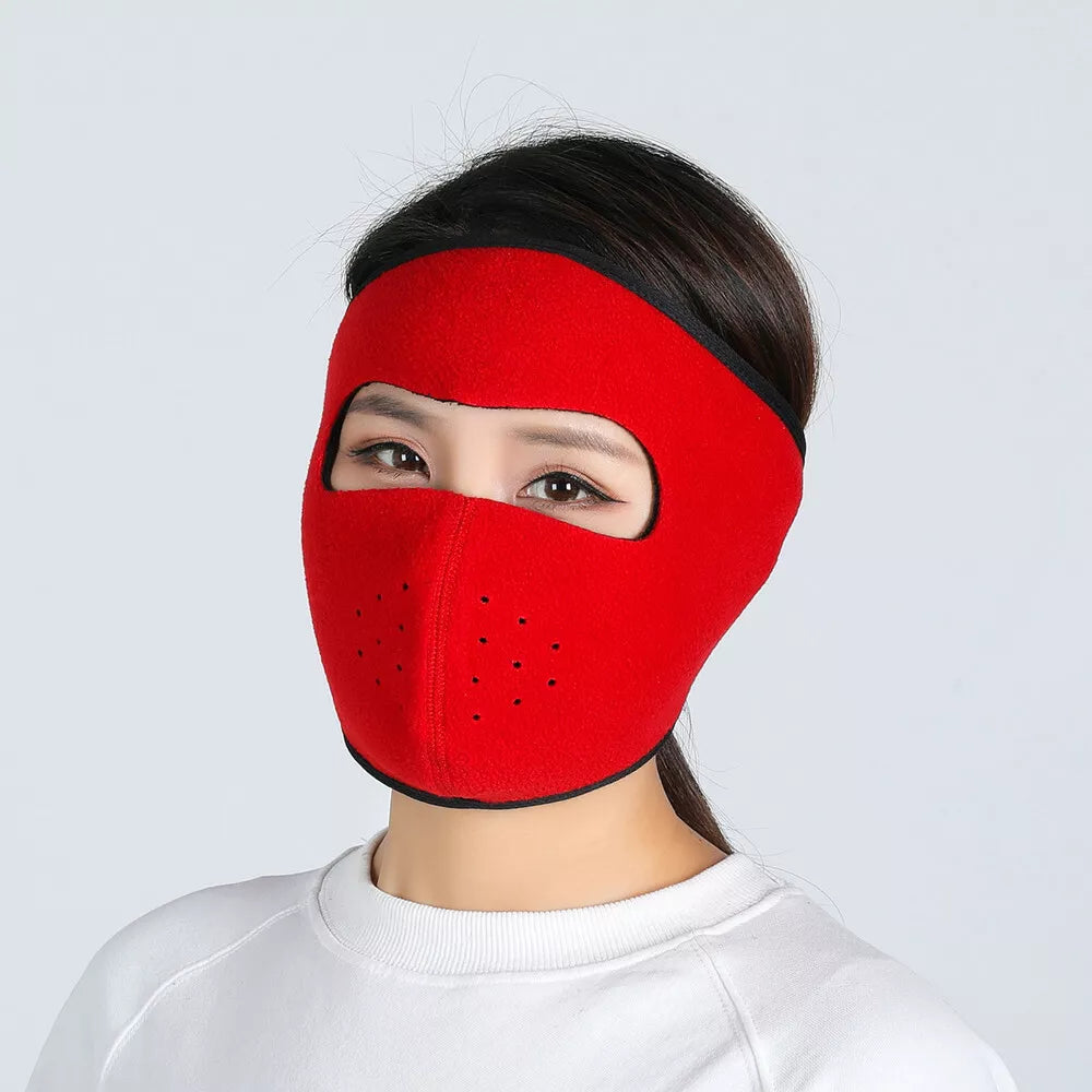 Winter Warm Fleece Face Mask Balaclava Breathable Ski Windproof Motorcycle Mask