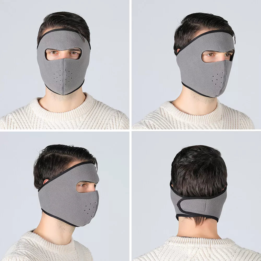 Winter Warm Fleece Face Mask Balaclava Breathable Ski Windproof Motorcycle Mask