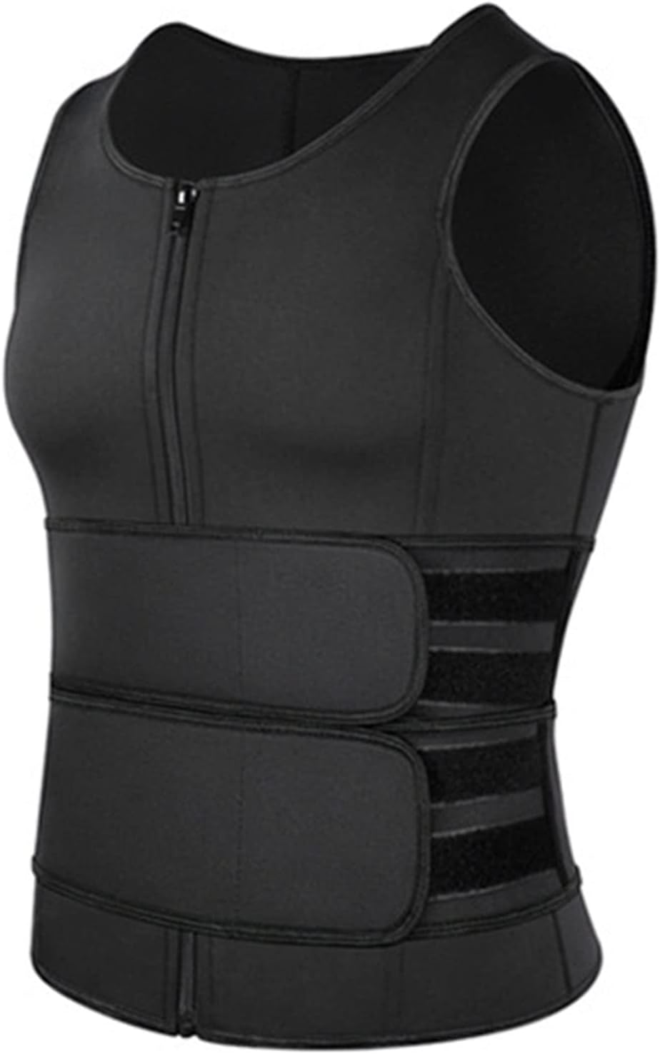 Men Neoprene Sauna Sweat Vest Body Shaper Waist Trainer Top Fat Burner Shapewear