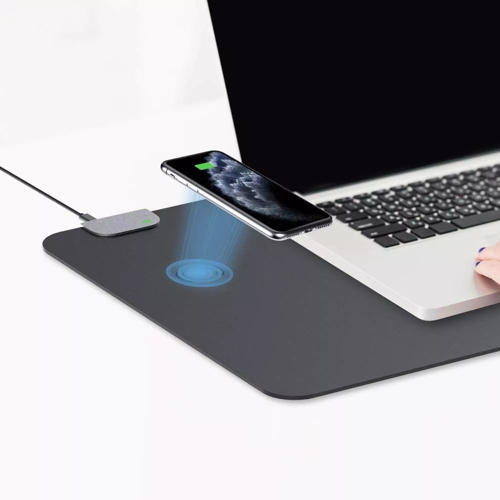 KINGFOM Multifunctional Office Desk Pad, Large Waterproof Pu Leather Mouse Pa...