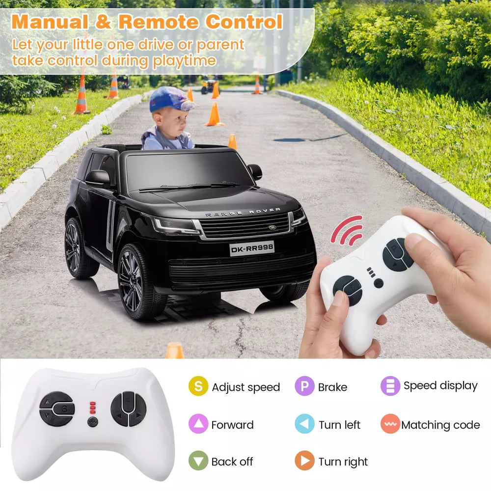 24V Kids Ride On Car Licensed Land Rover Electric Car for Kids W/ Remote Control