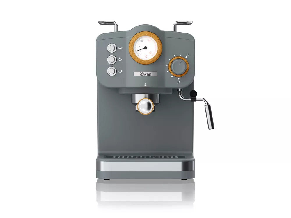 Swan Coffee Machine Nordic Pump Espresso - 1.2 Liter - 15 Bars - Drip Tray - NEW