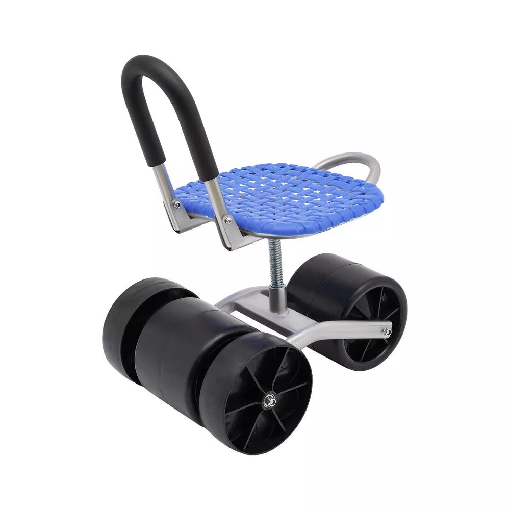 Height Adjustable 360° Rotates Gardening Seats Rolling Wheels Stool Kneeling Pad