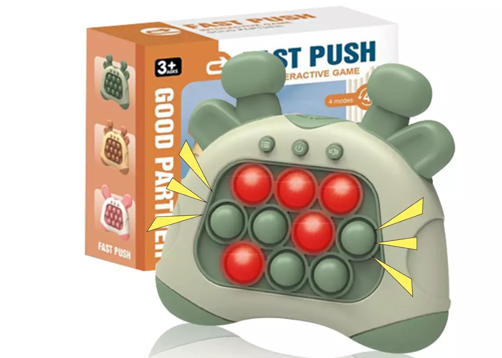 Fast Push Game Bubble Pop Game Fun Light Up Electronic Kids Toy - Free Shipping!