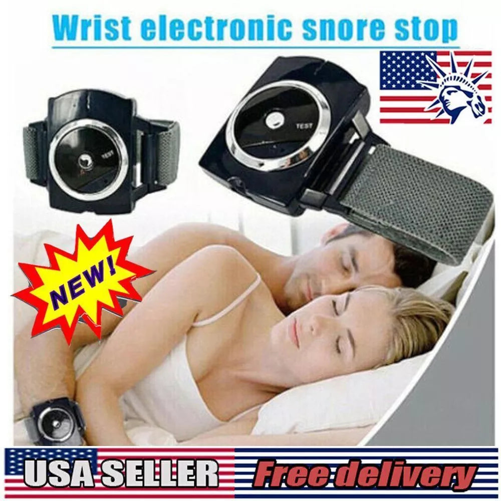 Anti-Snore Wristband Snore Stopper Sleep Connection Bracelet Device Snoring USA