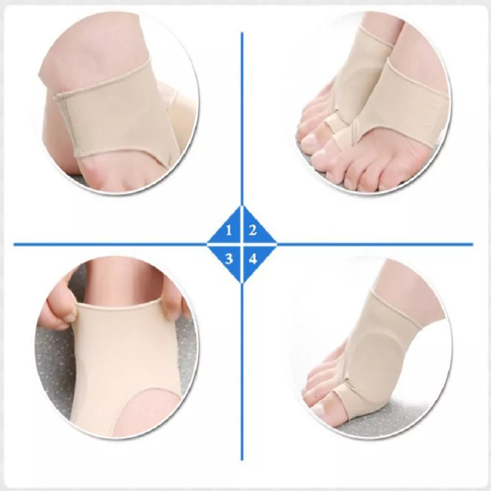 2 Pair Reusable Toe Bunion Hallux Valgus Splint Corrector Foot Pain Relief