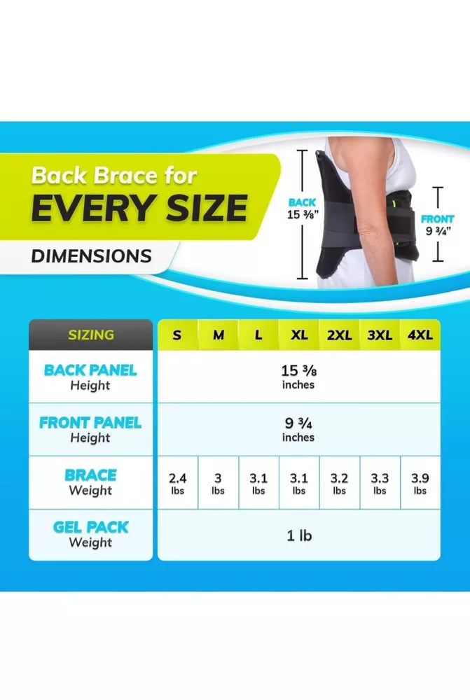 BraceAbility LSO Back Brace for Herniated, Degenerative & Bulging Disc Pain R...