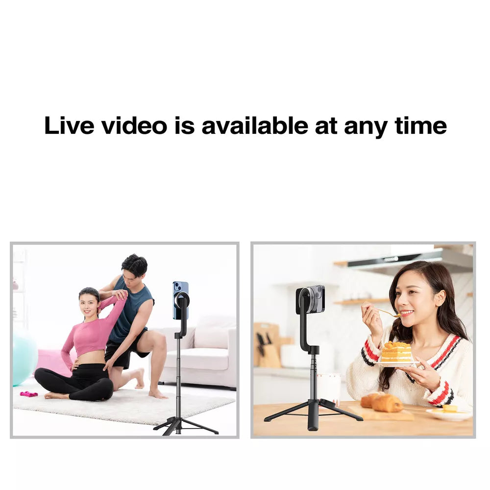 Magnetic Selfie Stick Wireless Holder Handheld Tripod Stand For Mobile Phone