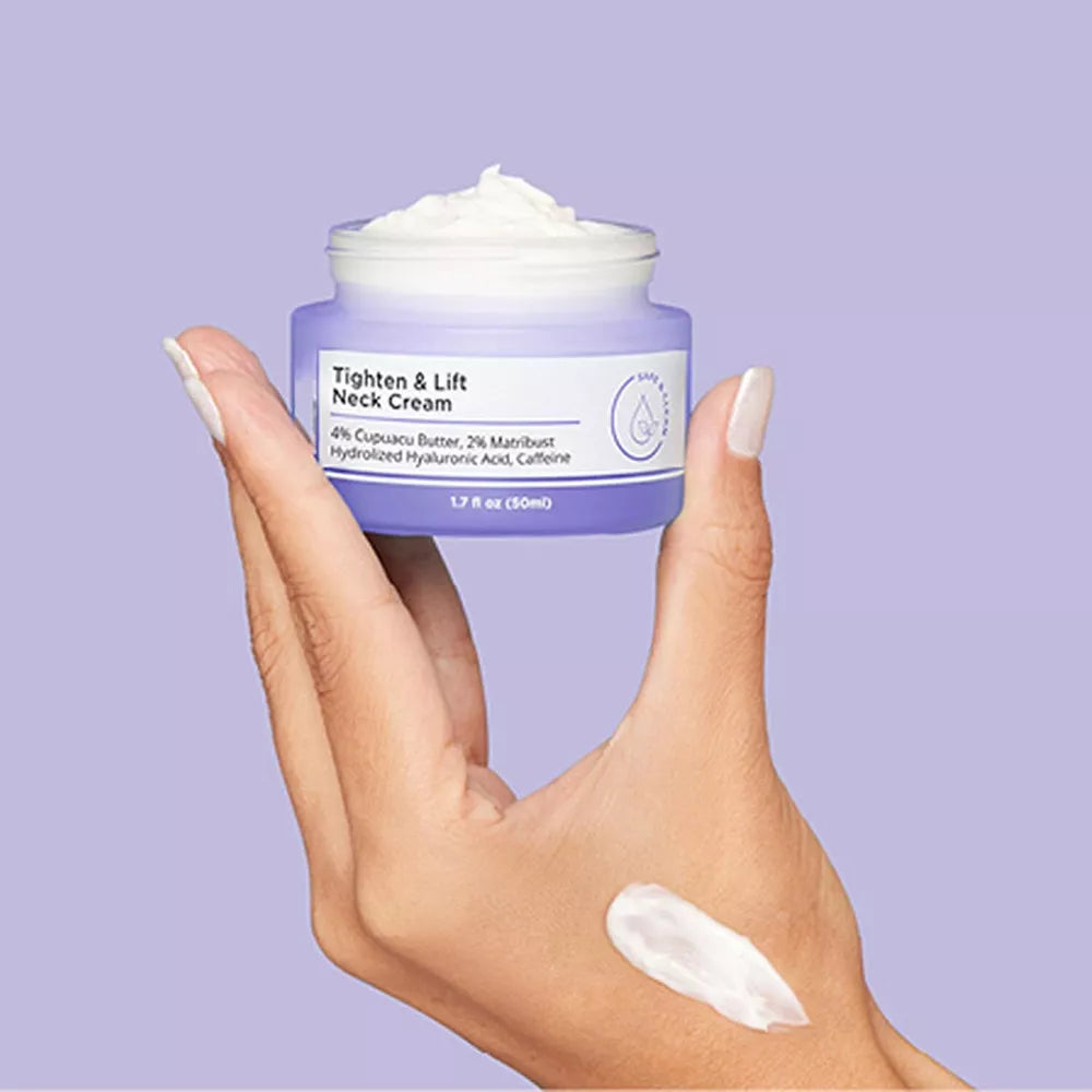 Neck Cream - Tighten & Lift Firming Neck Cream for Crepey Skin 2024 Must Have!