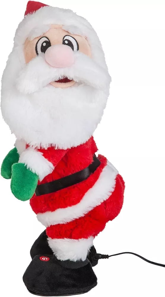 Gemmy Twerking Dancing Santa Bluetooth Plush – Compatible with Alexa