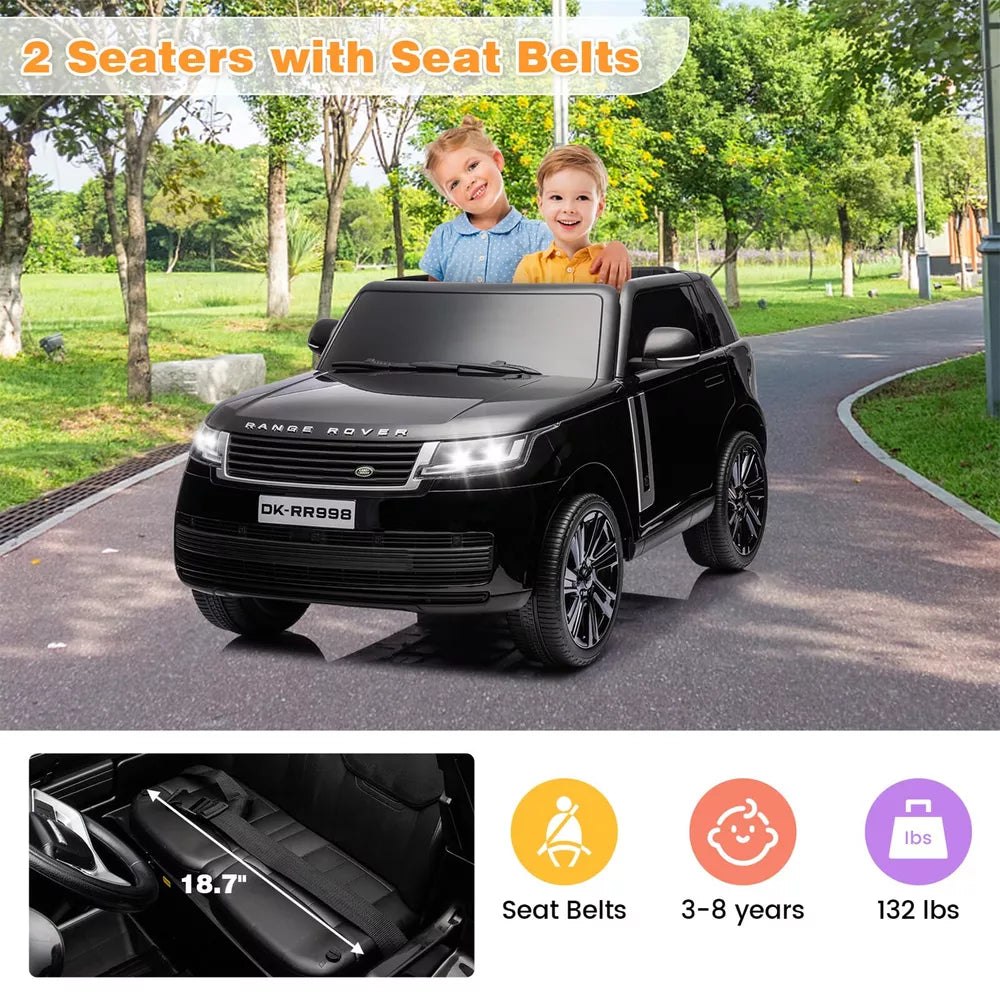 24V Kids Ride On Car Licensed Land Rover Electric Car for Kids W/ Remote Control