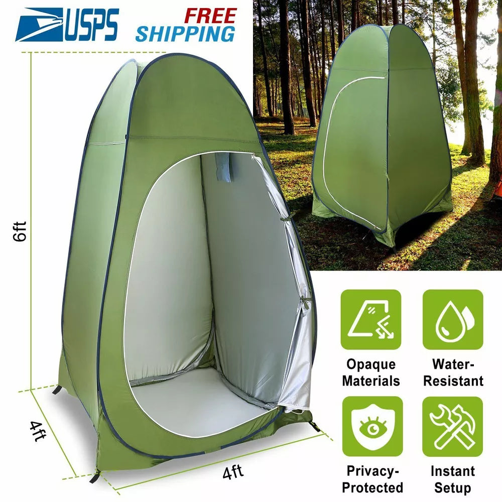 Portable Outdoor Pop Up Privacy Tent Camping Shower Toilet Changing Room Hiking