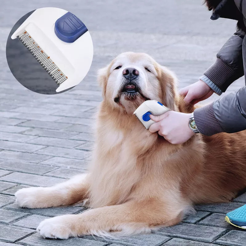 Professional Electric Flea Comb Dog Cat Pet Anti-insect Brush Safe Fleas Remover