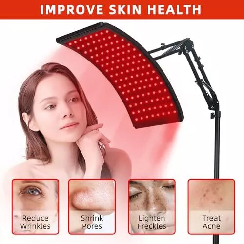 Viconor Red Light Therapy Decive Lamp for Body Infrared Light Therapy with St...