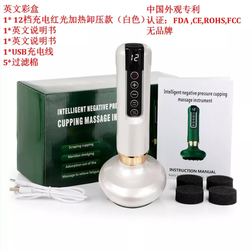 Electric Cupping Massager Vacuum Suction Cup Guasha anti Cellulite Beauty Health