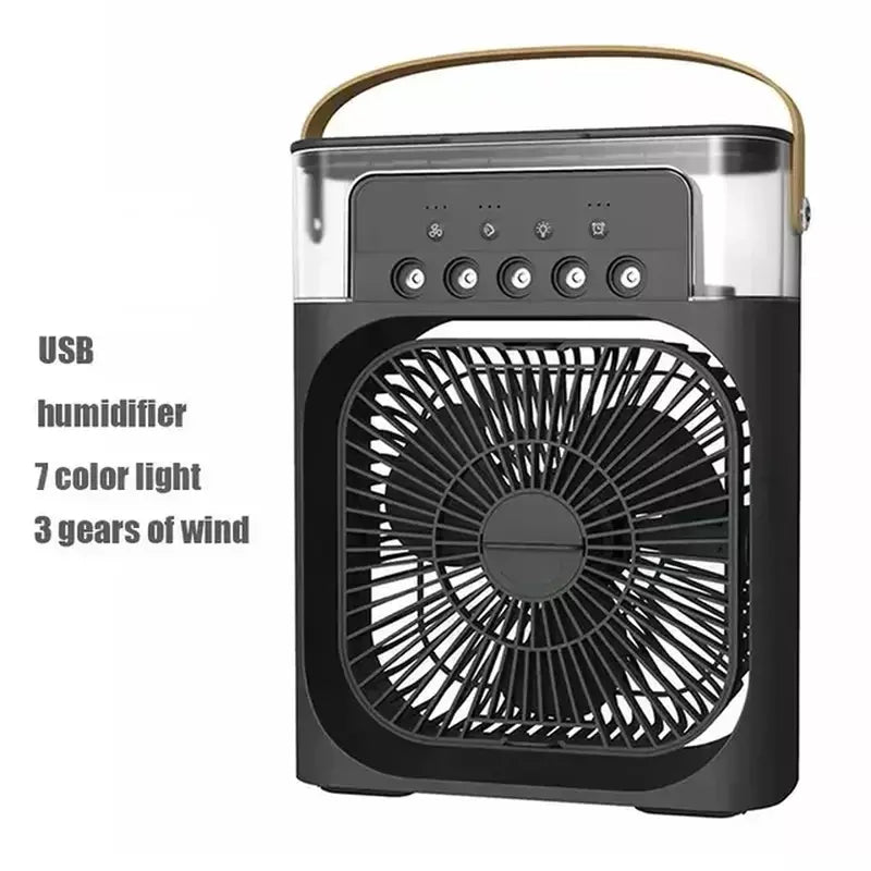 Portable Humidifier Air Conditioner Water Fan Mist Cooler 3 Speed New