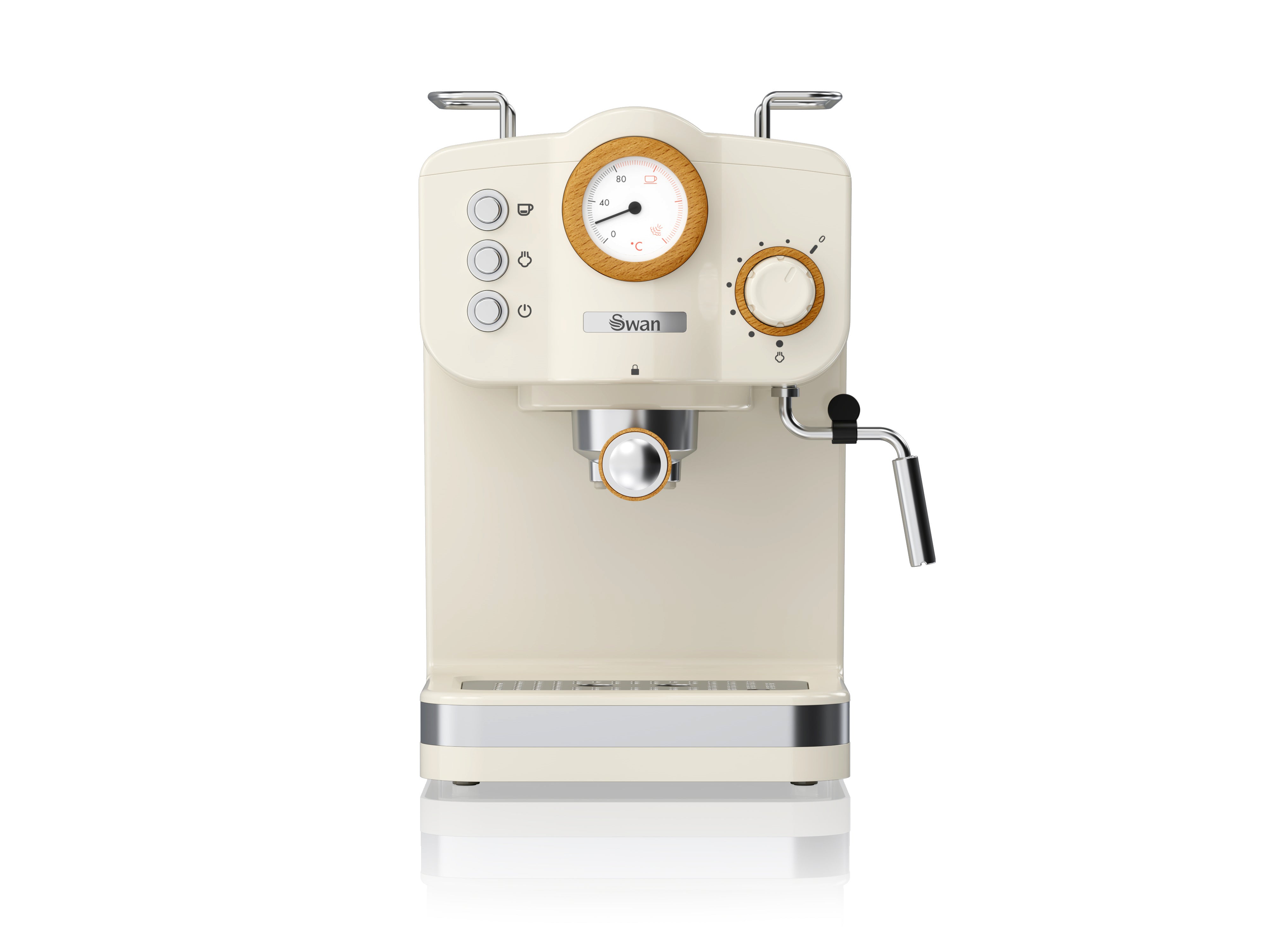 Swan Coffee Machine Nordic Pump Espresso - 1.2 Liter - 15 Bars - Drip Tray - NEW