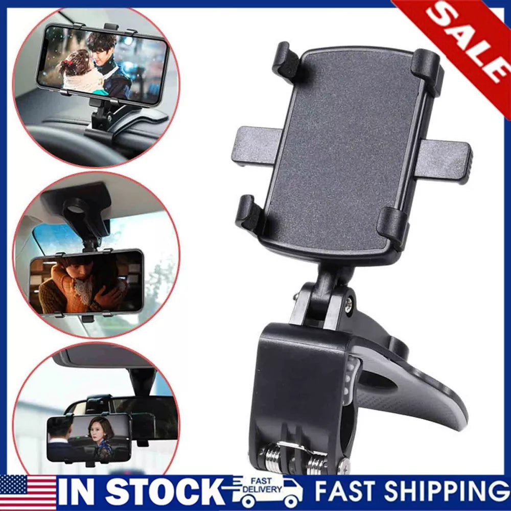 Multifunctional Car Dashboard Mobile Phone Holder,360 Rotatable Car Phone Holder