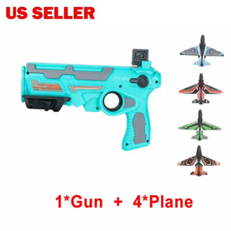 Airplane Launcher Airplane Toys For Kids Toy Plane Catapult Gun Shooting Outdoor