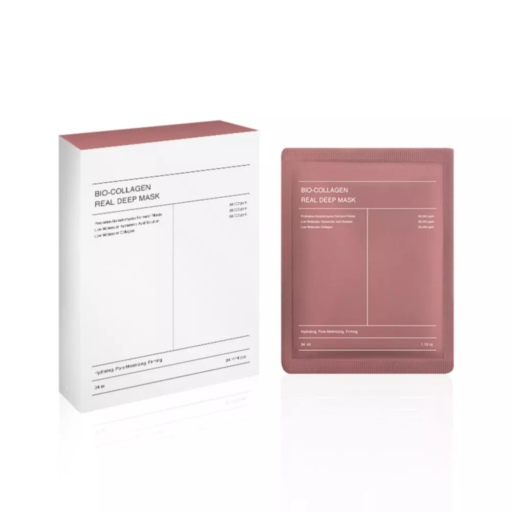 4Box Bio-Collagen Real Deep Mask By BIODANCE | Hydrating Overnight Mask 4pcs/box