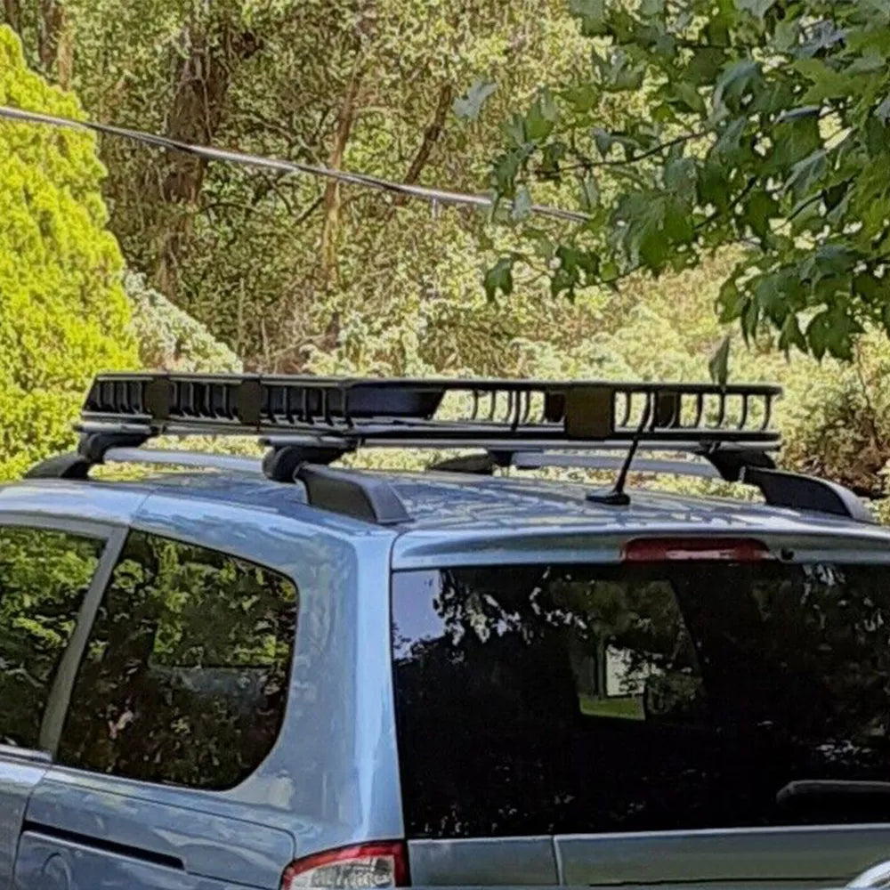 500 lbs 64'' Universal Roof Rack Cargo SUV Top Luggage Carrier Basket Holder