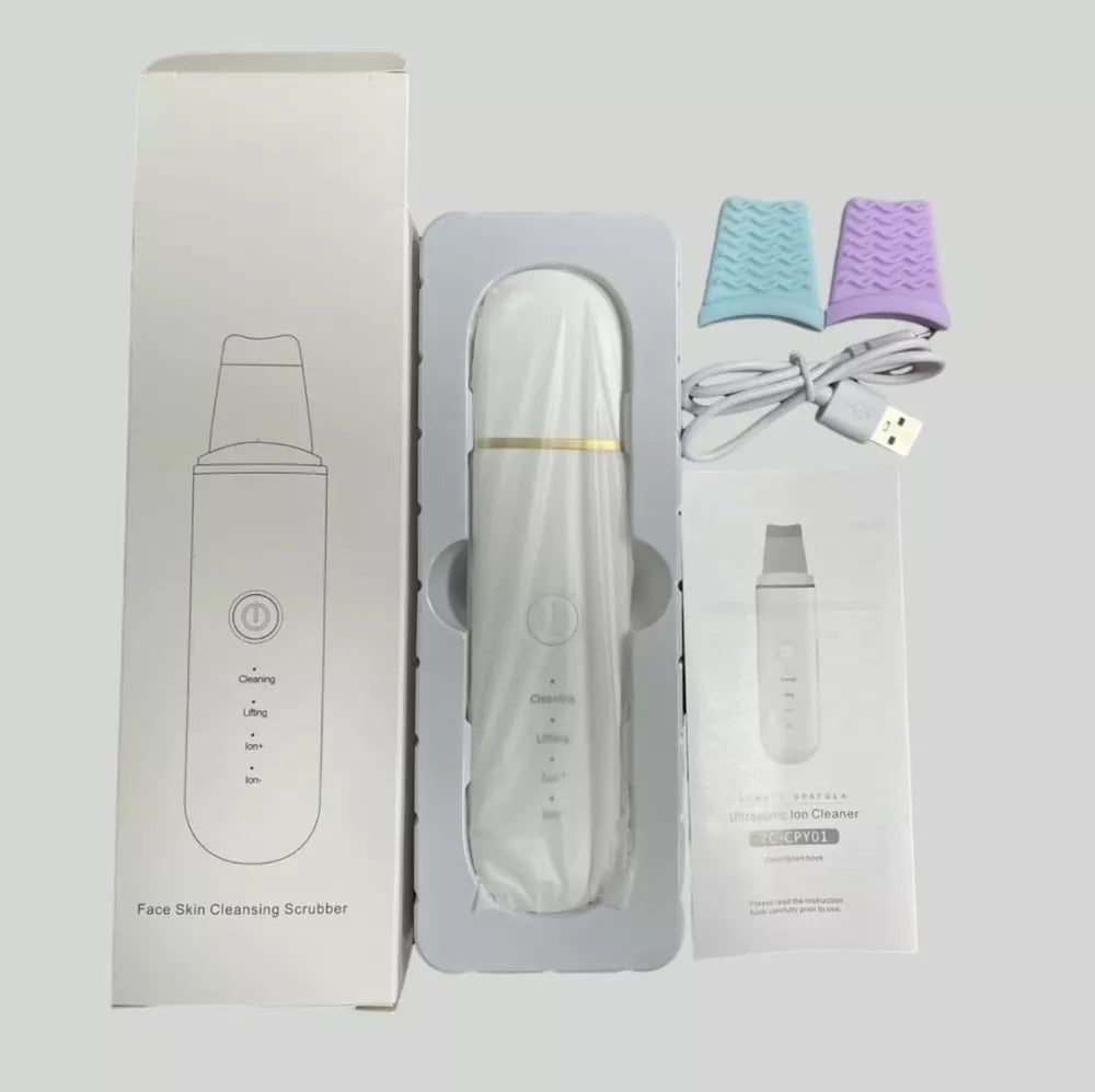 Facial Pore Cleaner, 1 Set Ultrasonic Deep Cleansing Face Beauty Instrument