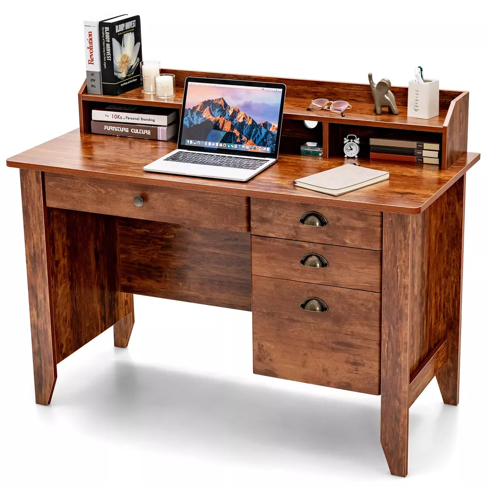 Computer Desk PC Laptop Writing Table Workstation Student Study Furniture Rustic