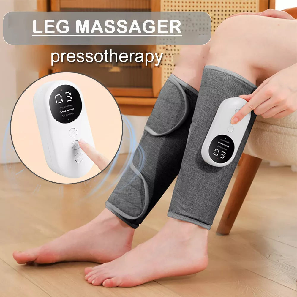 Leg Foot Massager Heat Air Compression for Circulation Muscles Relax for Muscles