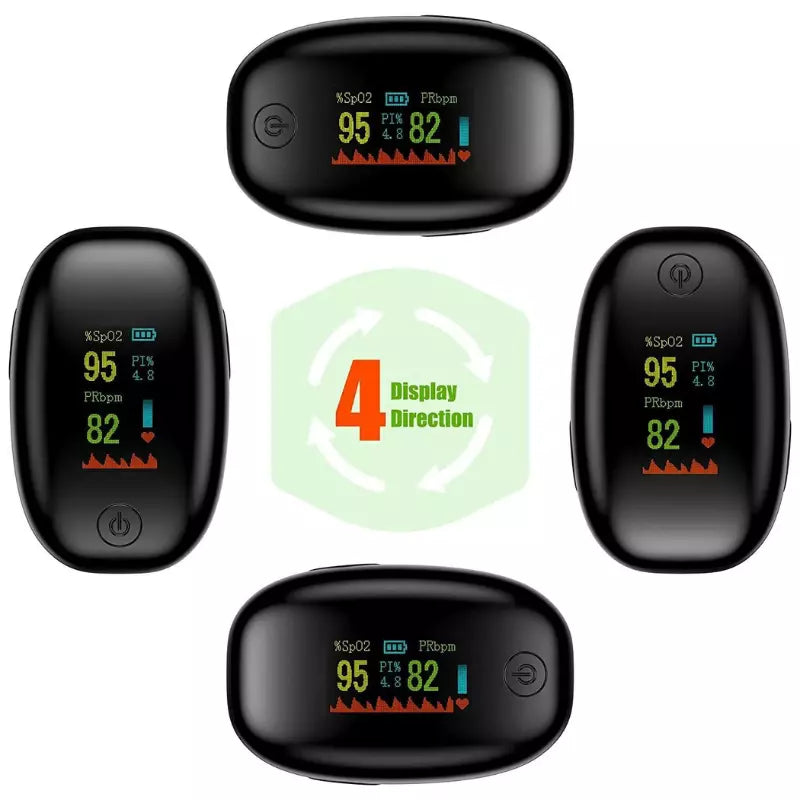 Finger Tip Pulse Oximeter Blood Oxygen meter SpO2 Heart Rate Monitor Saturation