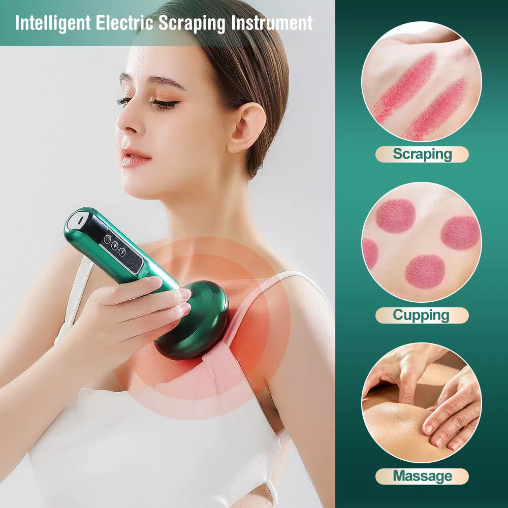 Electric Cupping Massager Vacuum Suction Cup Guasha anti Cellulite Beauty Health