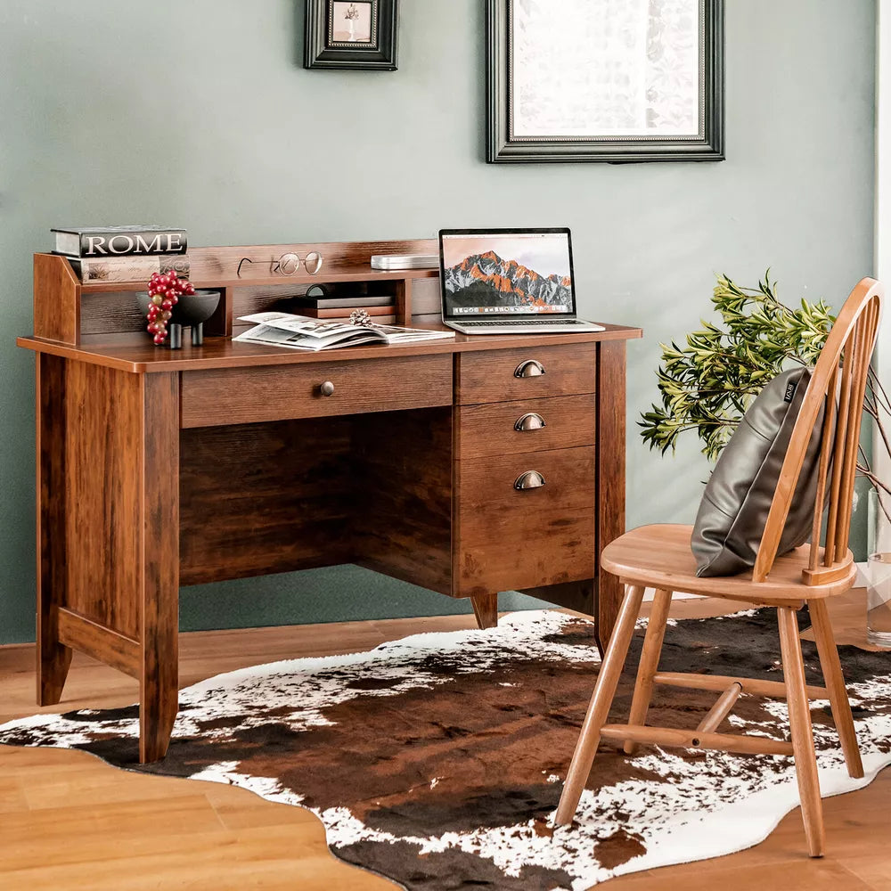 Computer Desk PC Laptop Writing Table Workstation Student Study Furniture Rustic