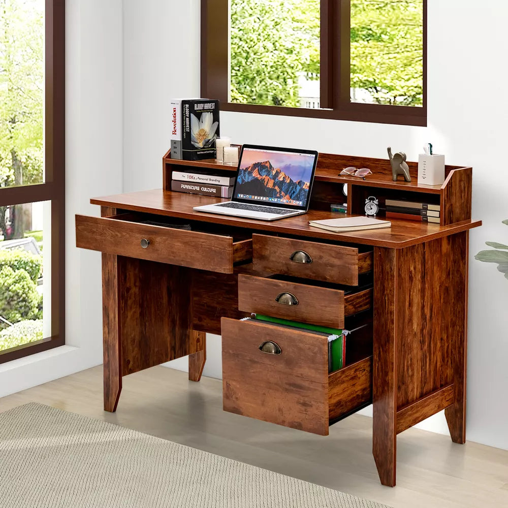 Computer Desk PC Laptop Writing Table Workstation Student Study Furniture Rustic