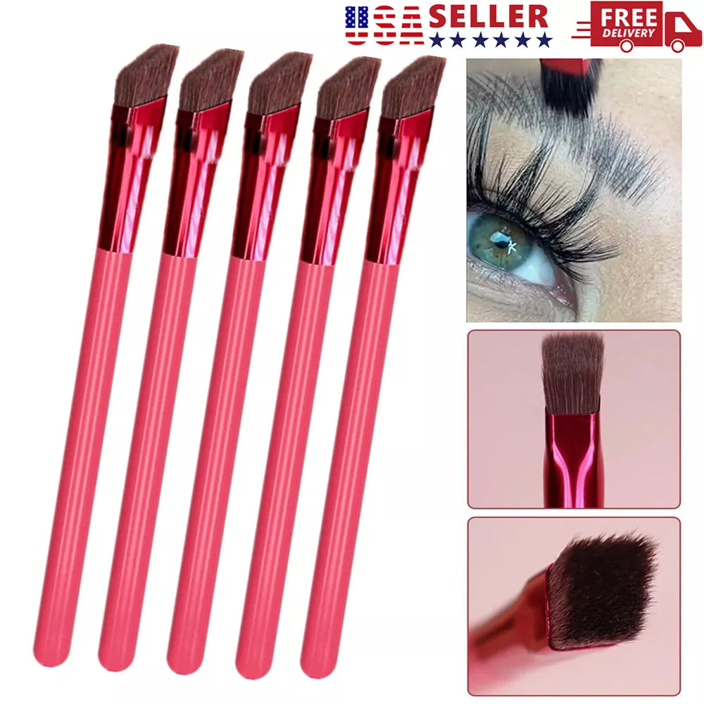 1-5PCS Multi Function Square Angled Eyebrow Brush Wild Makeup Eyebrow Brush USA