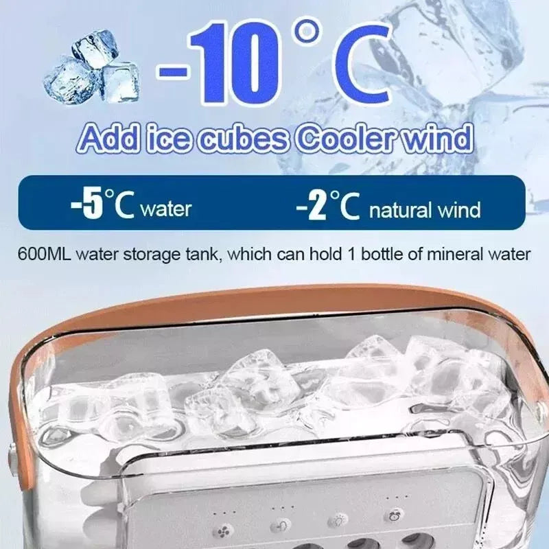 Portable Humidifier Air Conditioner Water Fan Mist Cooler 3 Speed New