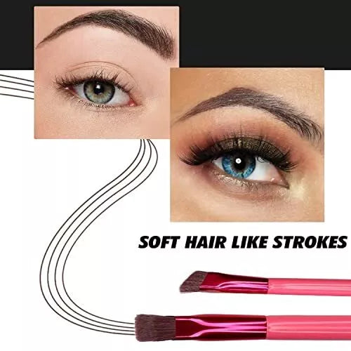 1-5PCS Multi Function Square Angled Eyebrow Brush Wild Makeup Eyebrow Brush USA