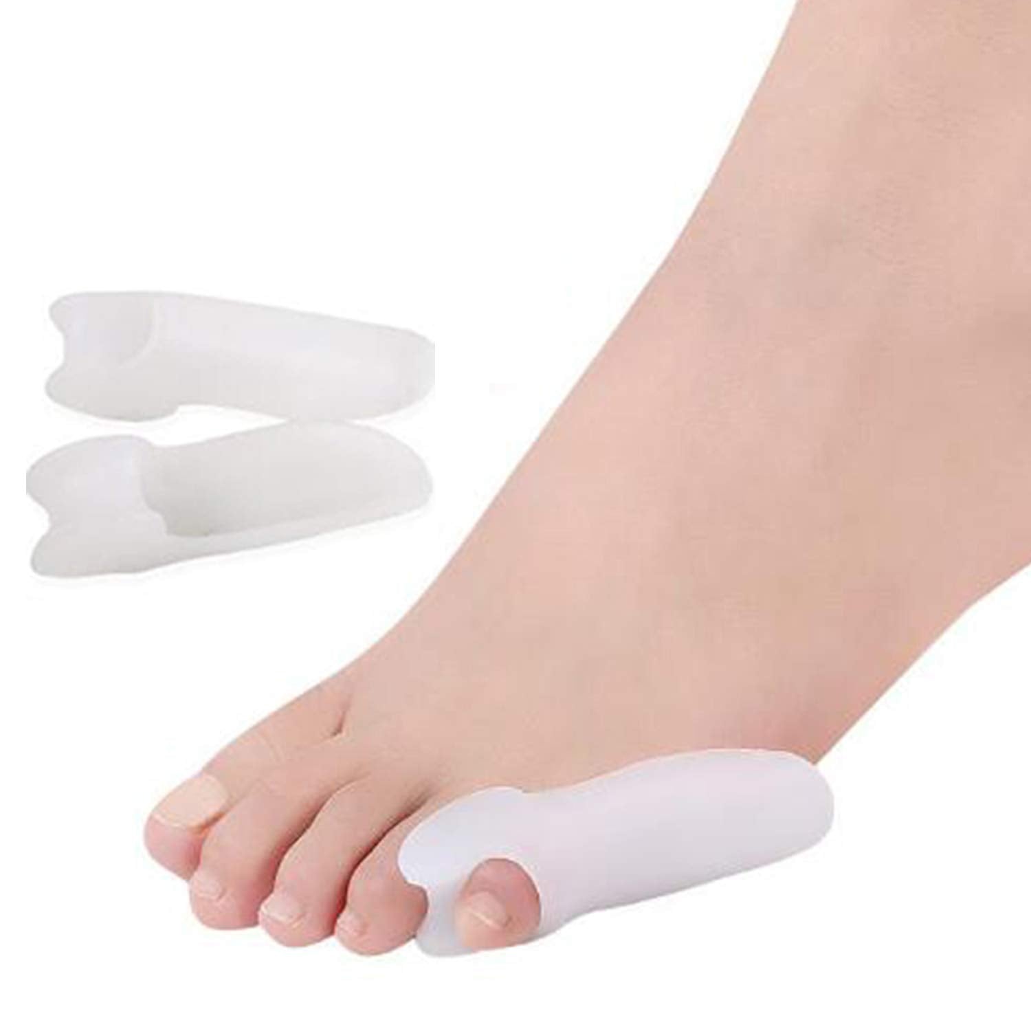 2X Silicone Soft Gel Bunion Guards Pad Cushion Aid Toe Separators w